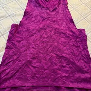 lululemon athletica Magenta Textured Tank Top